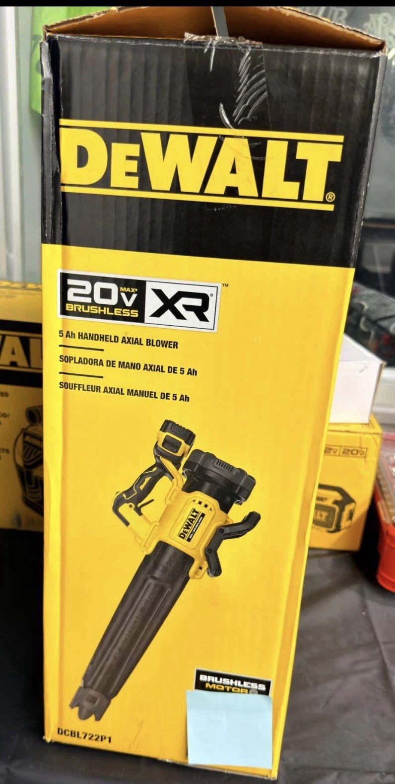 DEWALT XR 20V Brushless Handheld Leaf Blower DCBL722P1 w/ Batter - photo 2