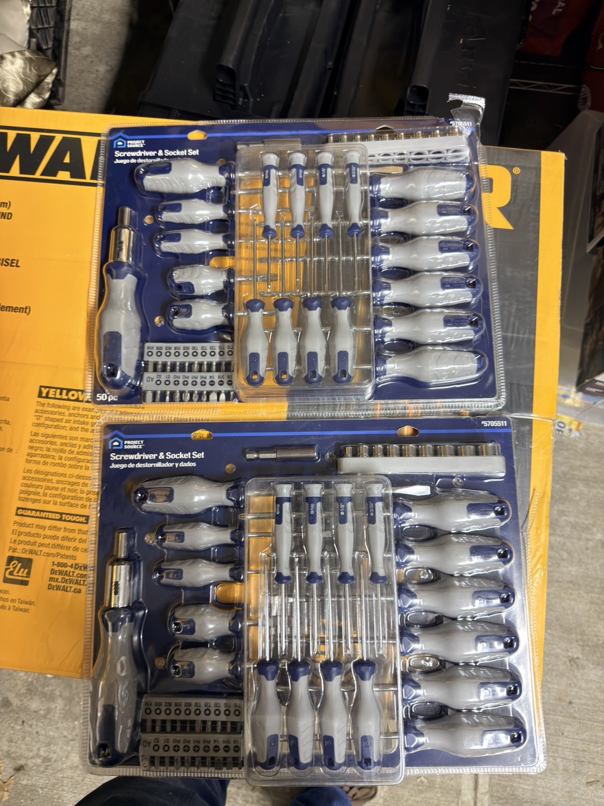 Project Source 50pc Screwdriver, Socket, Bit & Ratchet Set