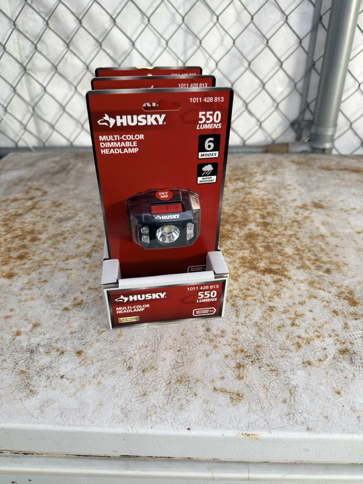 Husky LED Headlamp Multi-Color Dimmable 550 Lumens IPX4 - photo 2