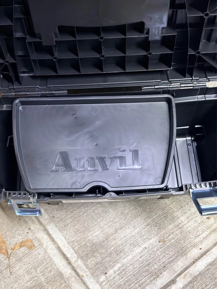 24 in. Black Plastic Tool Box - photo 4