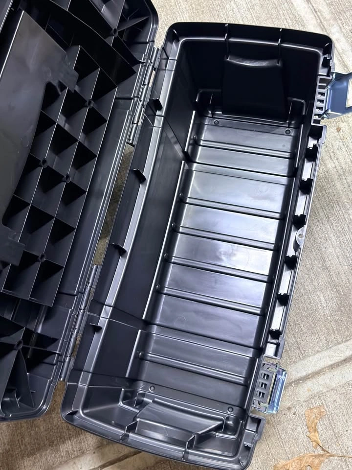 24 in. Black Plastic Tool Box - photo 5