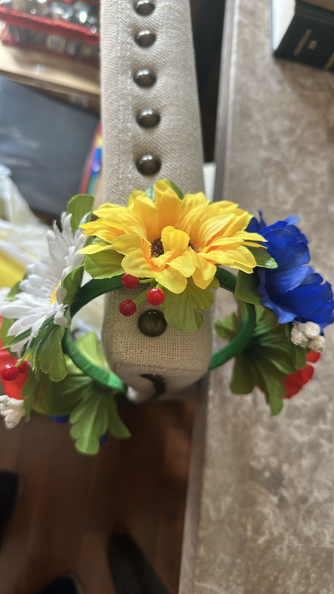 Flower headband - photo 3