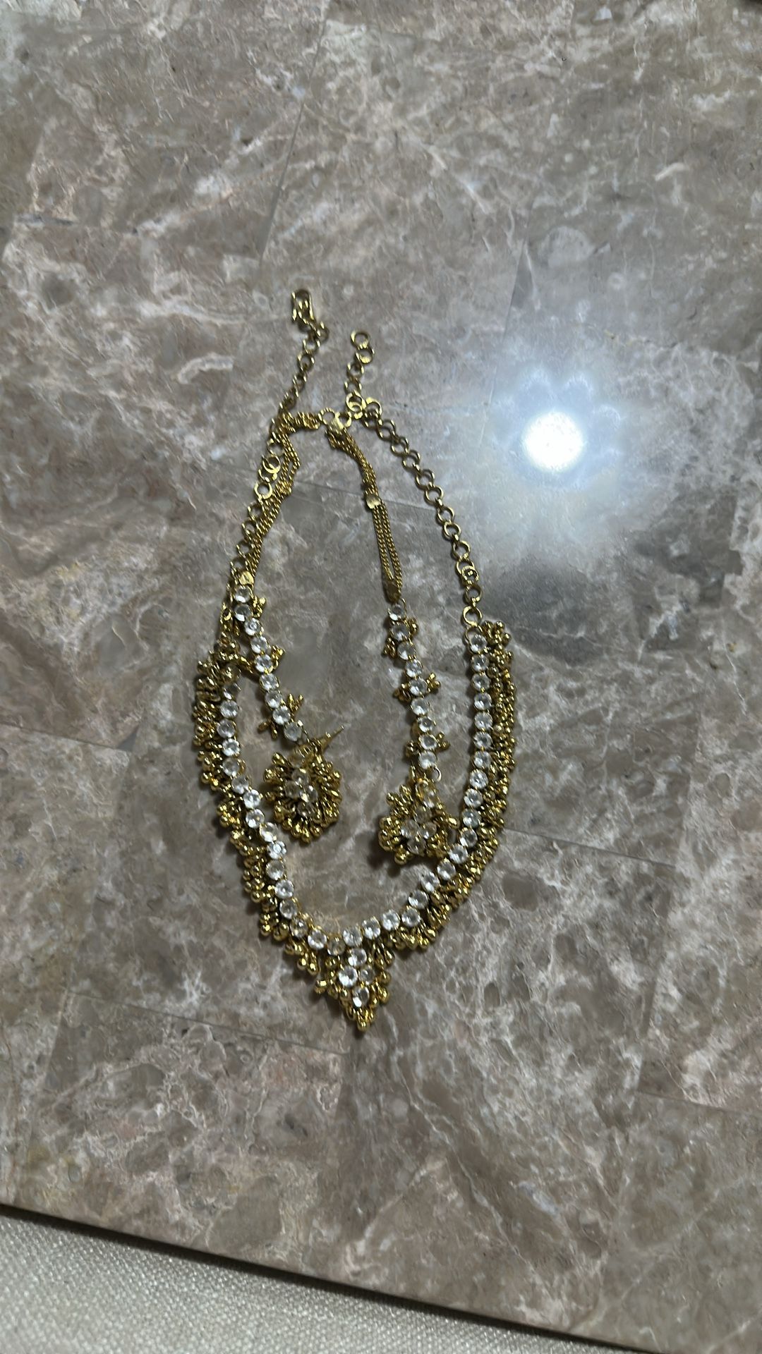 Indian Jewelry Set - Necklace & Earrings