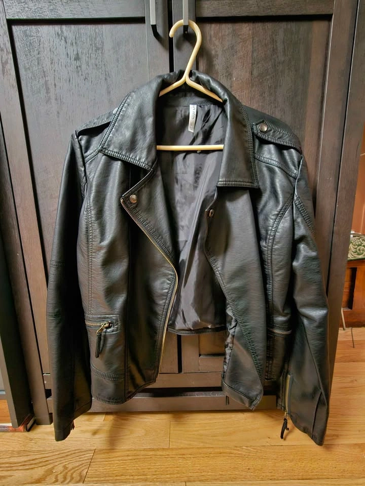 'Til Death' Black Leather Jacket - photo 2