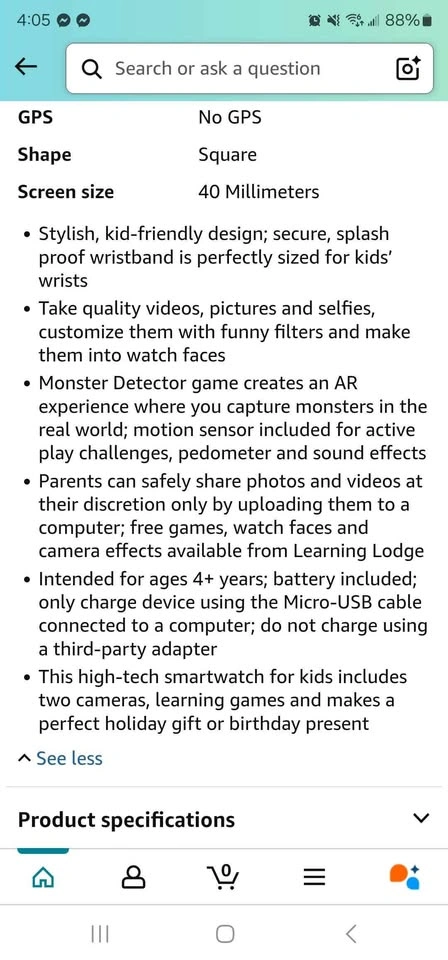 VTech KiddiZoom DX2 kids Smartwatch - Unicorn Edition - photo 4