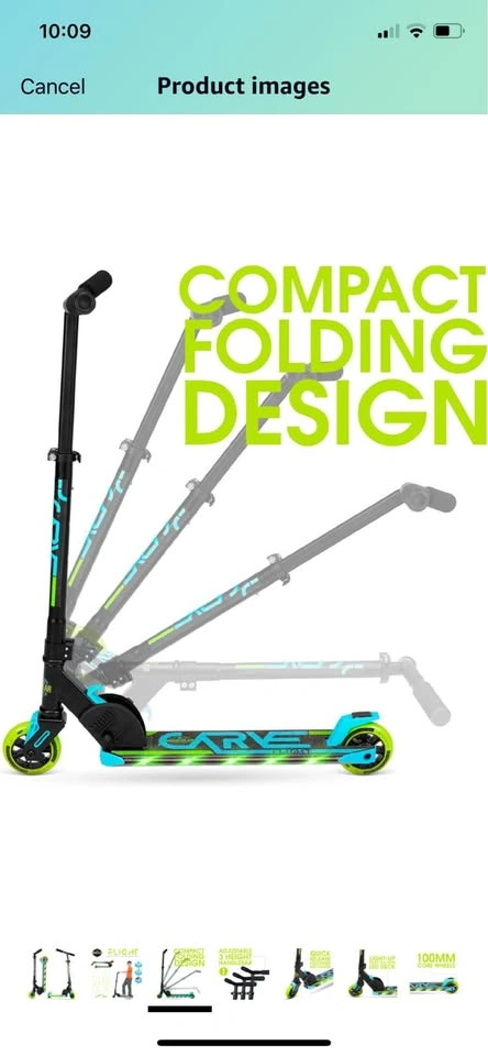 Madd Flight Light Up Folding Scooter brand new - photo 2