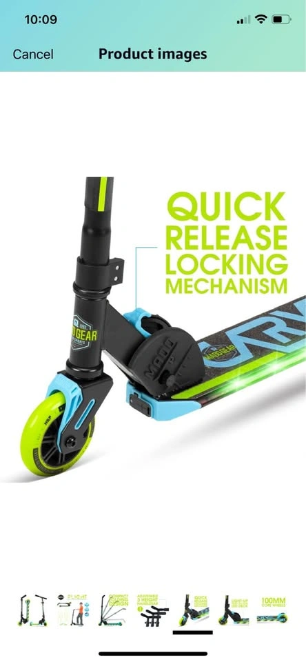 Madd Flight Light Up Folding Scooter brand new - photo 4