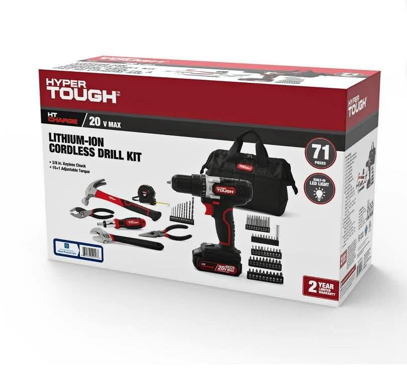 HYPER TOUGH 71-PIECE Tool Kit - NEW