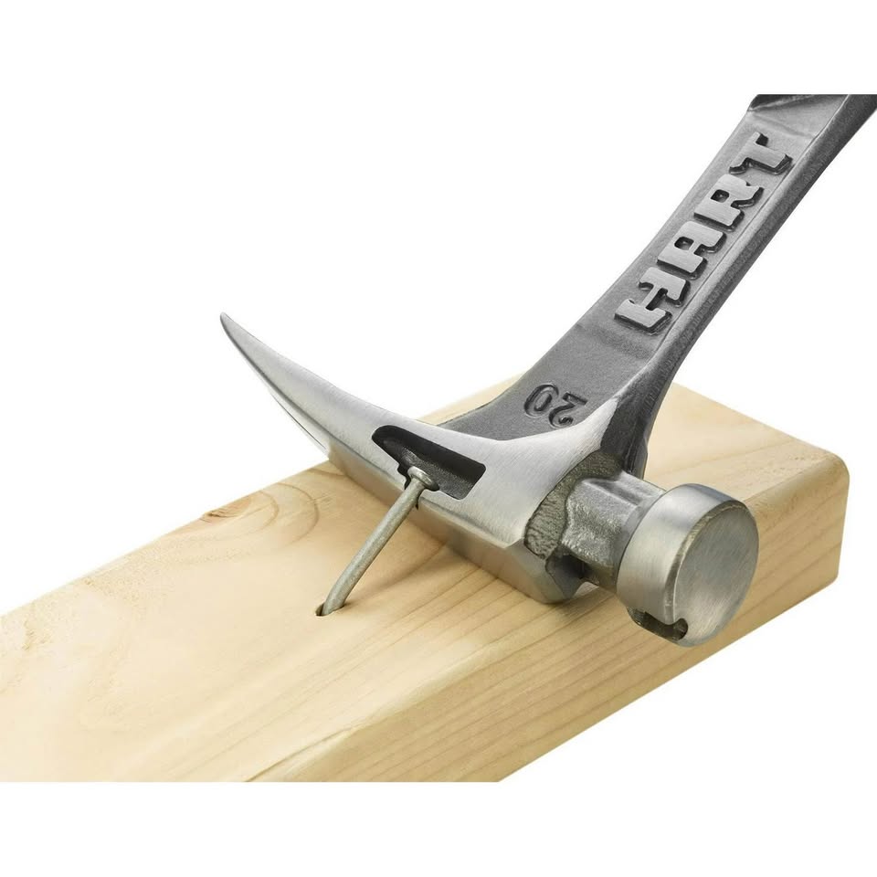 20oz Steel Hammer, Rip Claw, Magnetic Nail Starter - photo 4