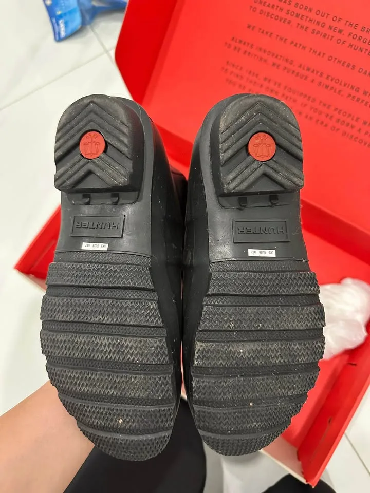 Hunter women Original Tall isulated boot (Black) image indicator(5)