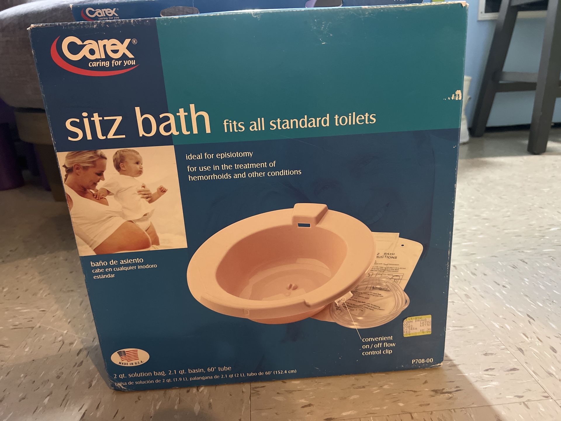Carex Sitz Bath – Fits Standard Toilets – NEW in Box – $20 OBO - photo 3