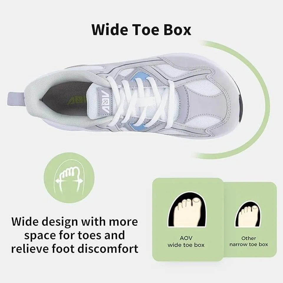 Women's Wide Toe Box Walking Sneakers - photo 4