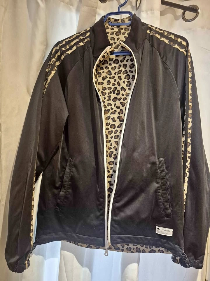 Adidas Leopard Reversible Jacket Size S
