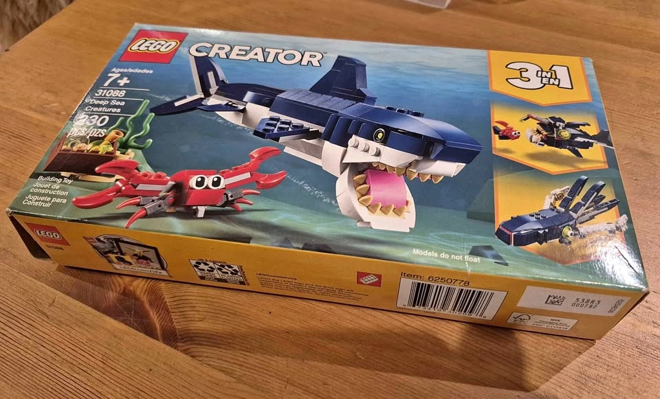 Shark Lego 3-in-1 All Parts Included