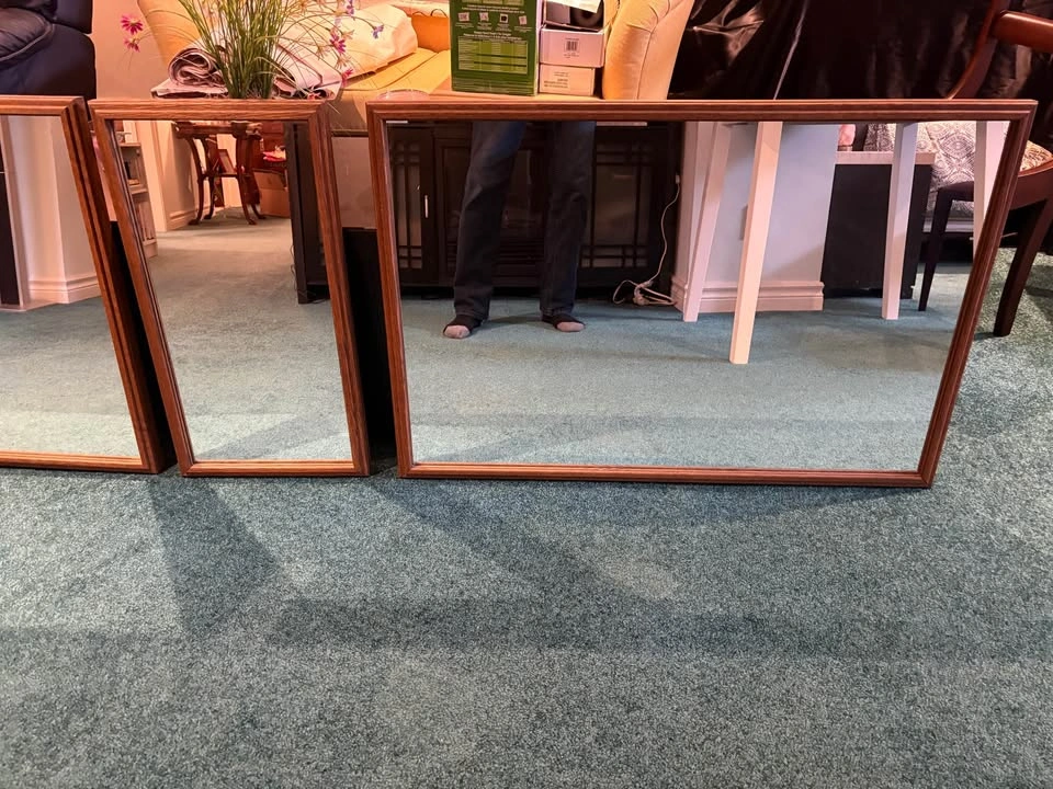 Set of 3 Bathroom Mirrors - photo 3