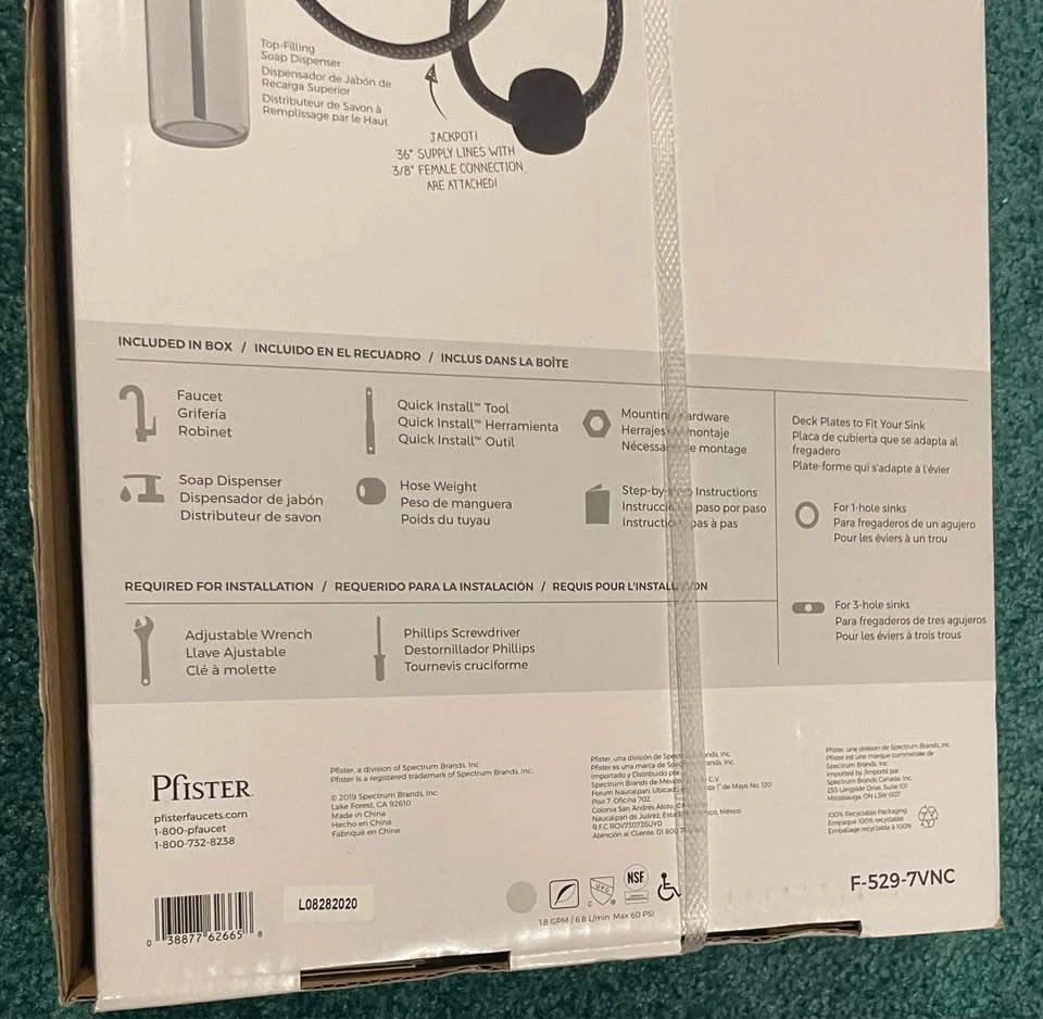 Venturi Faucet and Soap Dispenser BNIB - Reduced to $95 - photo 5