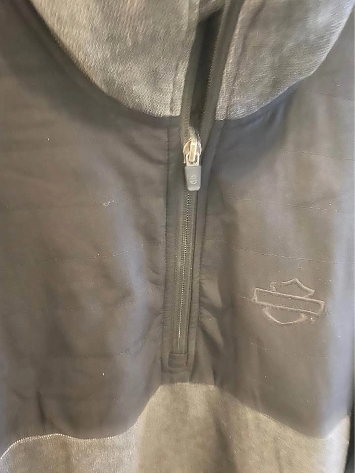 Men's Harley-Davidson 1/4 Zip Pullover Sweatshirt - Size Large - photo 5