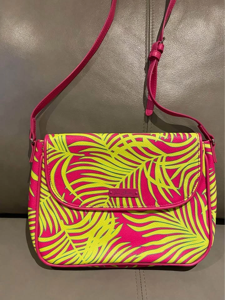 Vera Bradley Flap Crossbody Bag - Palm Fronds Pattern - photo 2
