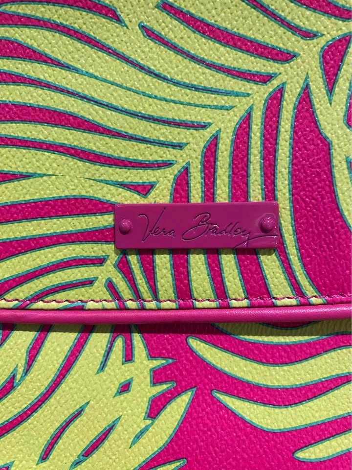 Vera Bradley Flap Crossbody Bag - Palm Fronds Pattern - photo 3