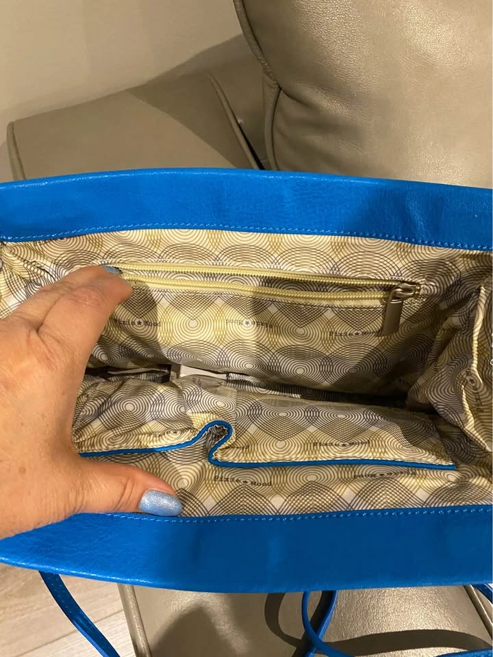 Pixie Mood Blue & Cork Clutch/Crossbody Bag - photo 3