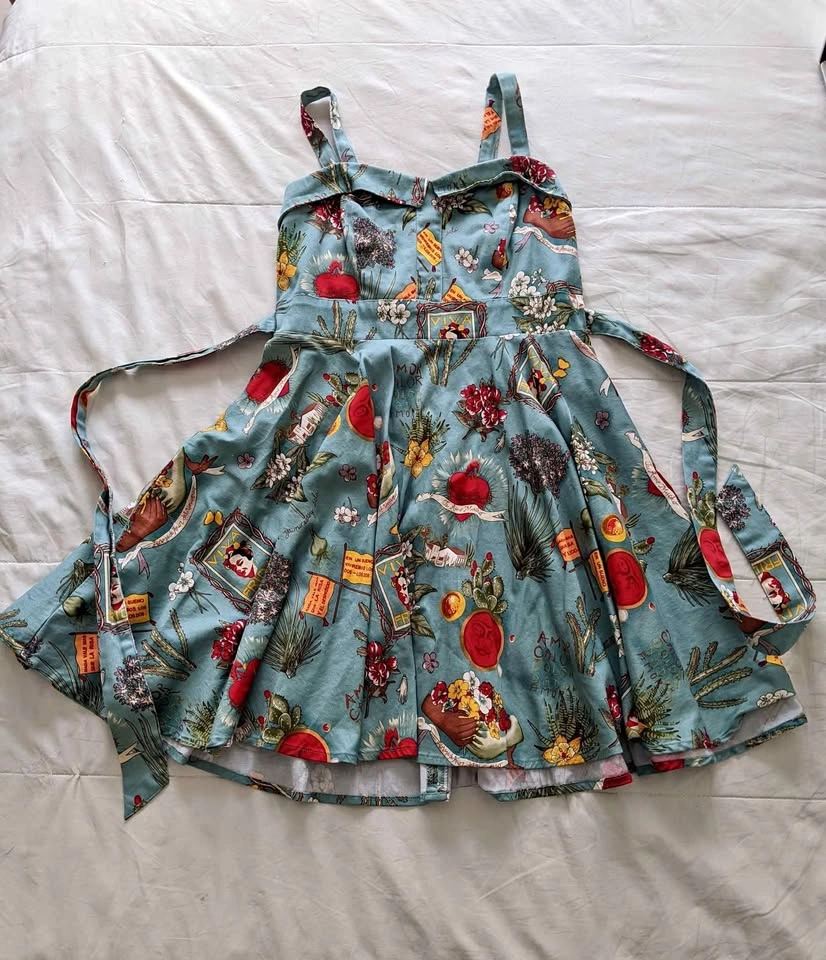 Summer rockabilly styled dress