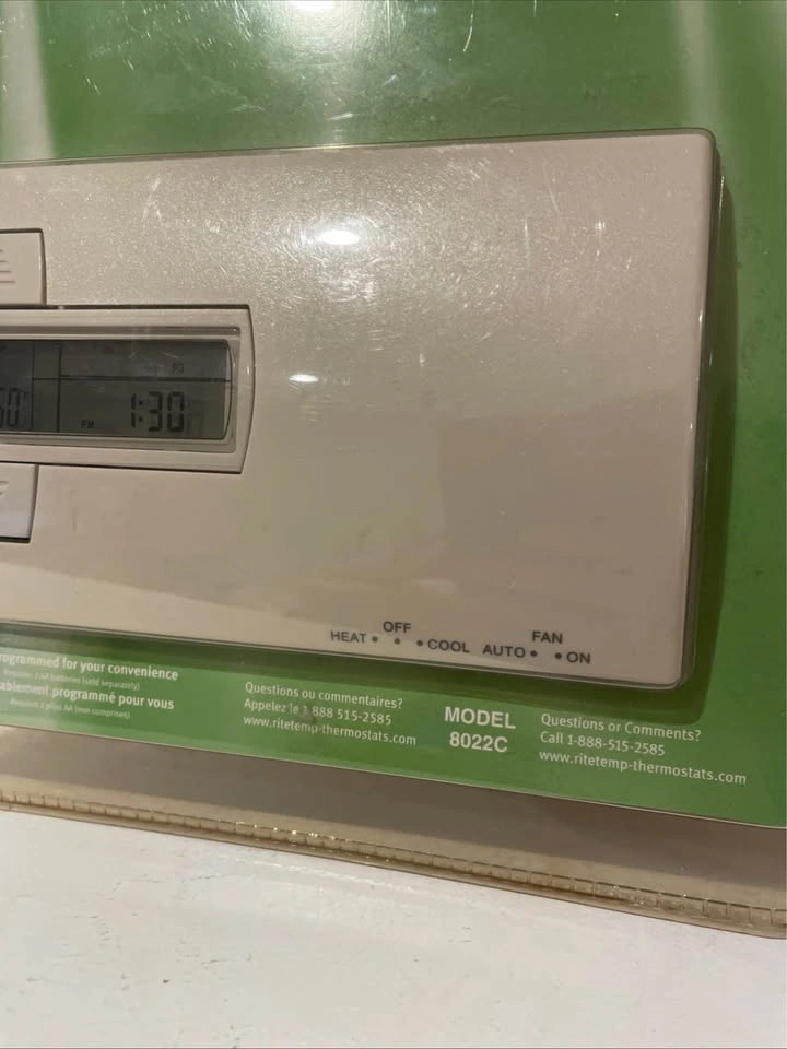 NEW FACTORY SEALED RiteTemp 5-1-1 Programmable Thermostat Model - photo 2