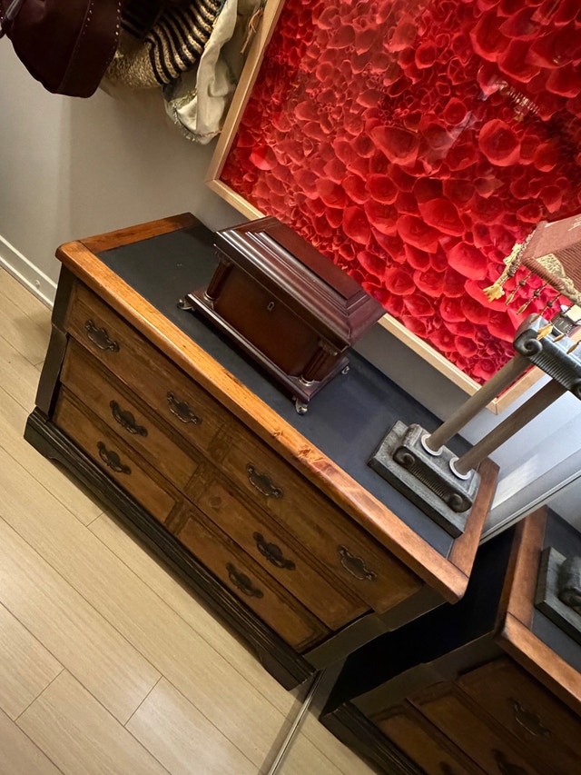 Vintage-style wooden drawer chest – artist refurbished. - photo 2