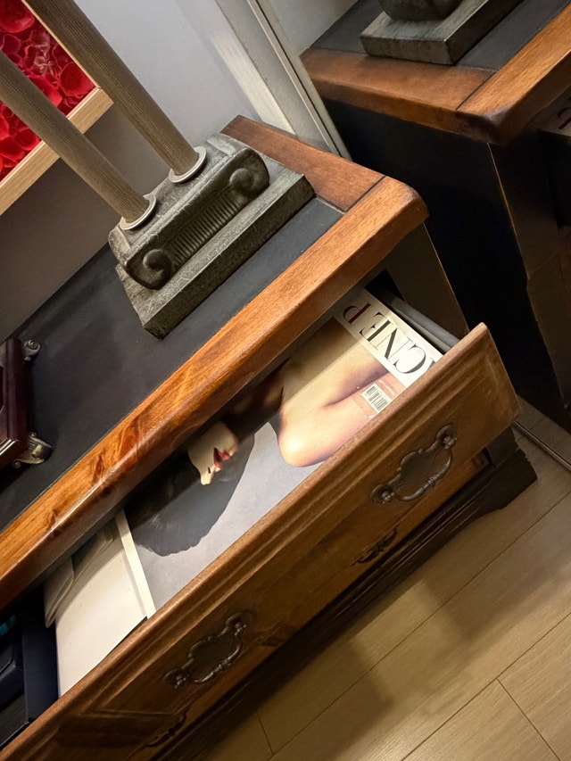 Vintage-style wooden drawer chest – artist refurbished. - photo 4
