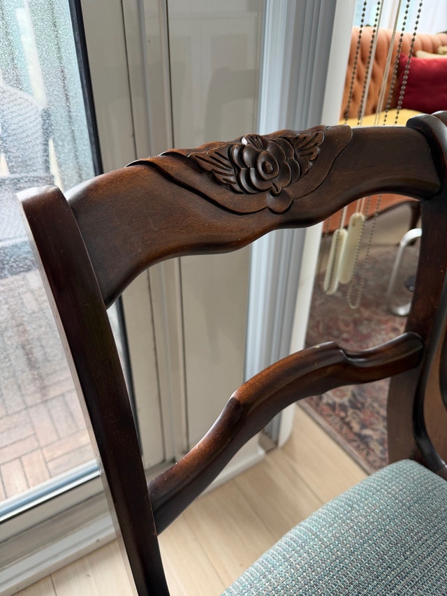 Vintage Wooden Dining Chairs (Set of 2) - photo 2