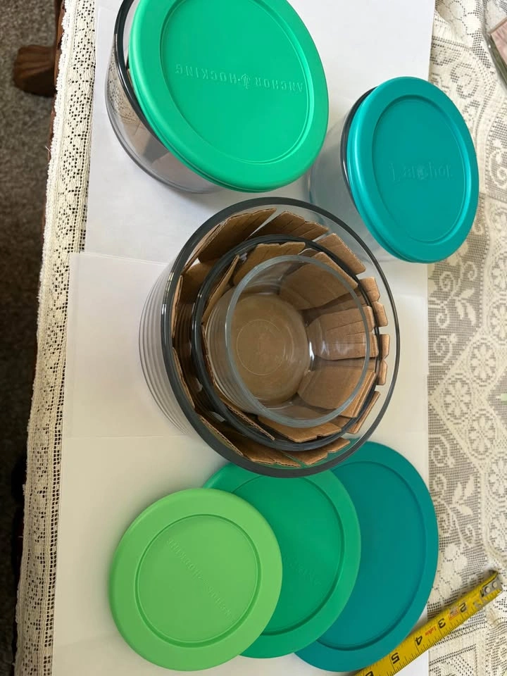Anchor Hocking Glass Food Storage Containers with Lids - photo 5