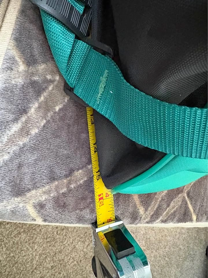 Duffel Bag Black Purple Teal