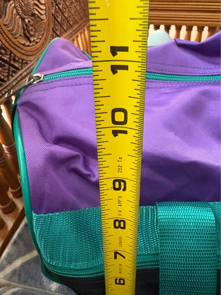 Duffel Bag Black Purple Teal - photo 2