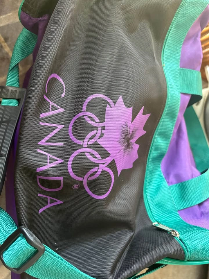 Duffel Bag Black Purple Teal - photo 3