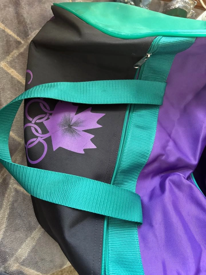 Duffel Bag Black Purple Teal - photo 5