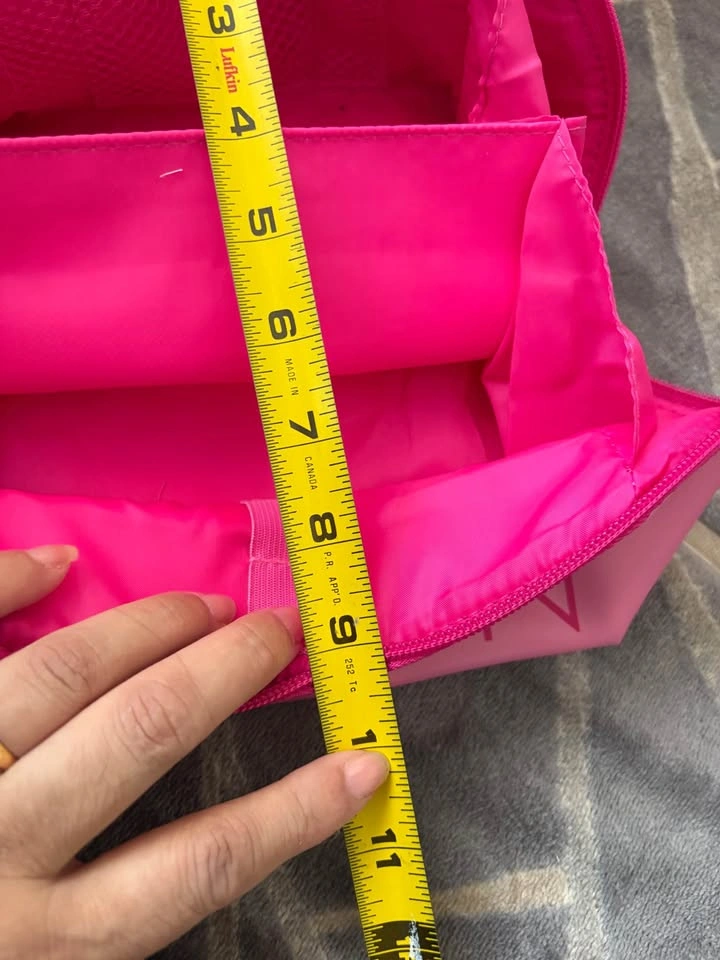 Avon Pink Cosmetic Bag with Dividers - photo 5