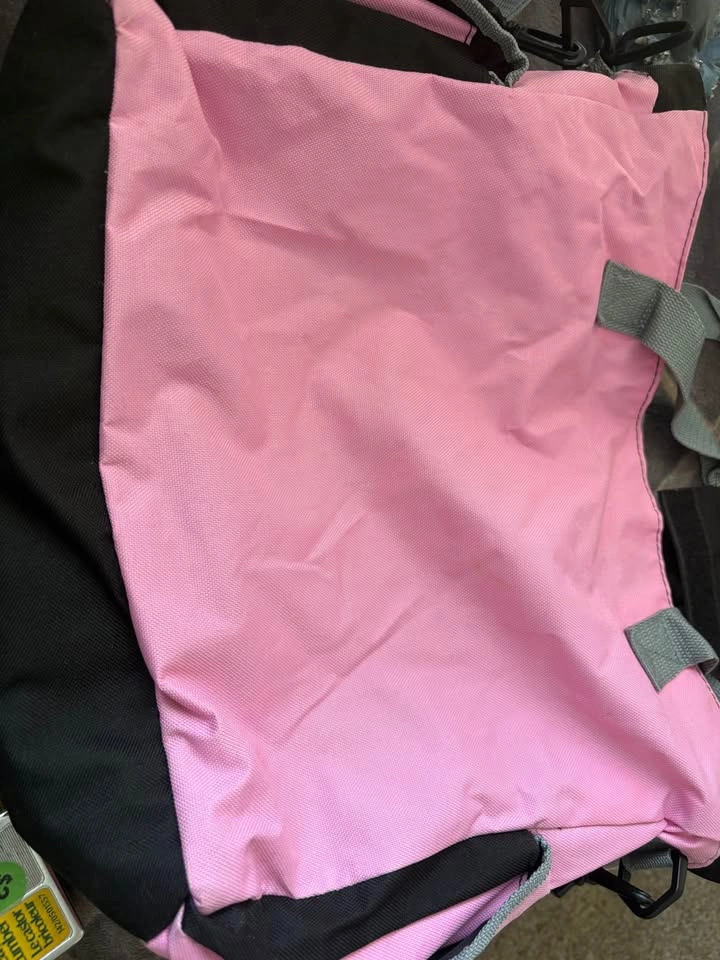 Roots Pink Gray Duffel Bag approx 15-16in - photo 5