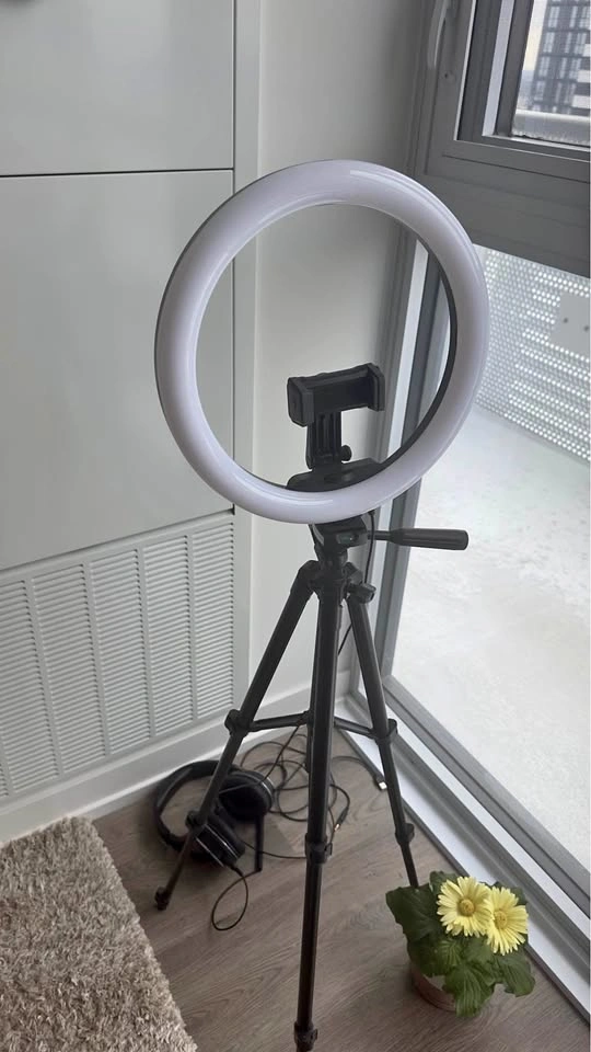 Ring light with three different modes
