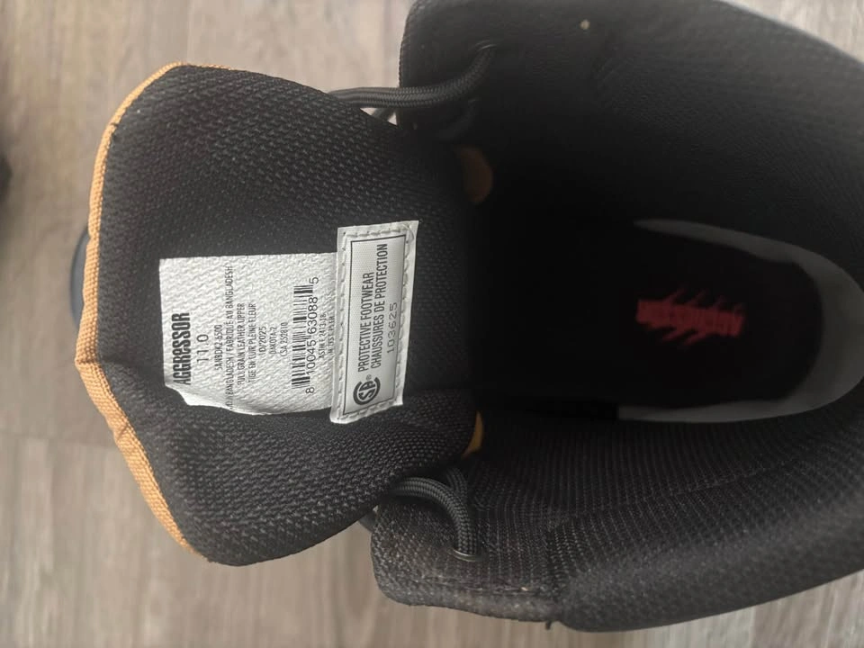 Aggressor yellow work boots - photo 3