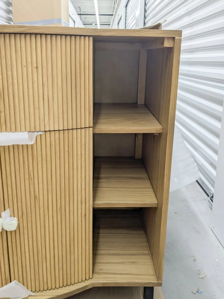 VAST Stylish Mid-Century Wooden Sideboard – Brand New! - photo 3
