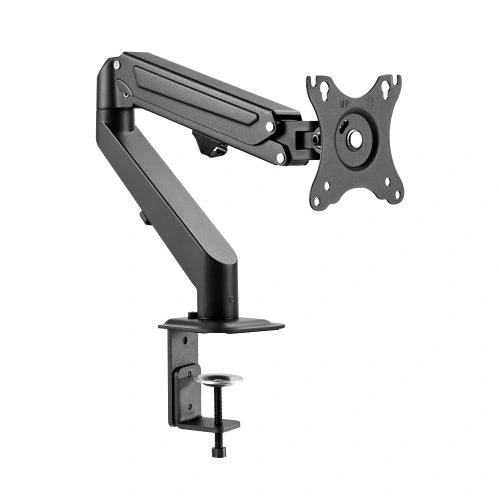 Single Gas Spring Monitor Desk Mount