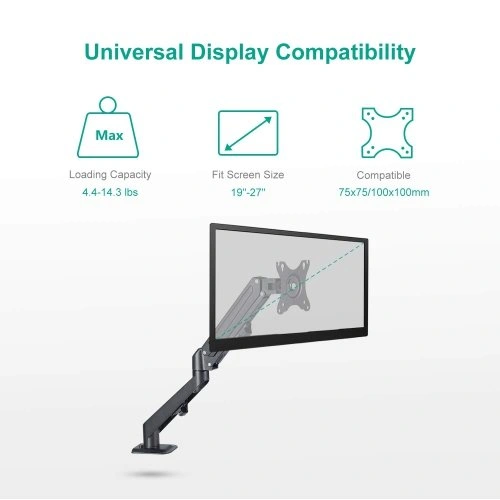 Single Gas Spring Monitor Desk Mount - photo 4