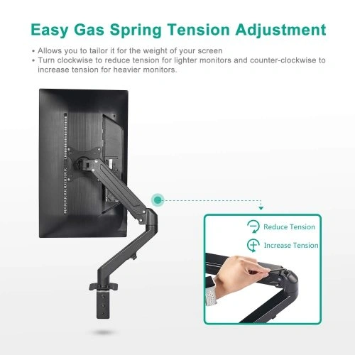 Single Gas Spring Monitor Desk Mount - photo 5