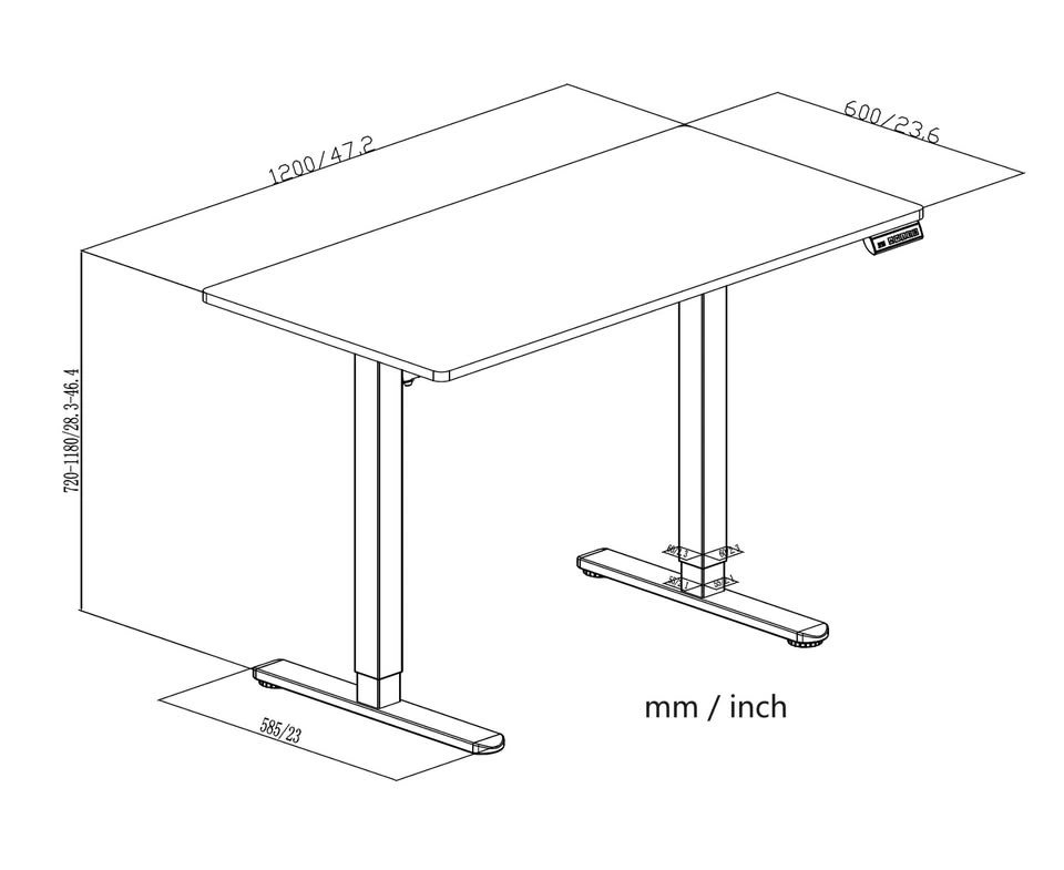 Mobile Standing Desk with Whiteboard Top - photo 2
