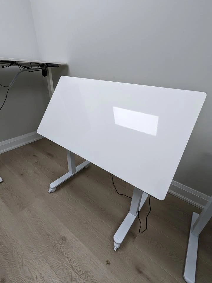 Mobile Standing Desk with Whiteboard Top - photo 3