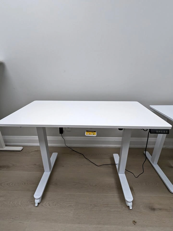 Mobile Standing Desk with Whiteboard Top