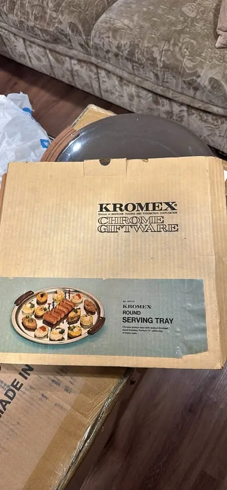 Vintage Chromex Serving Tray