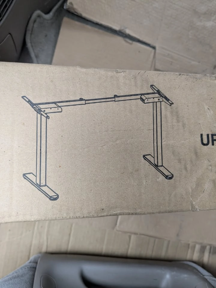 Electric Height Adjustable Standing Desk Frame - Dual Motor - photo 2