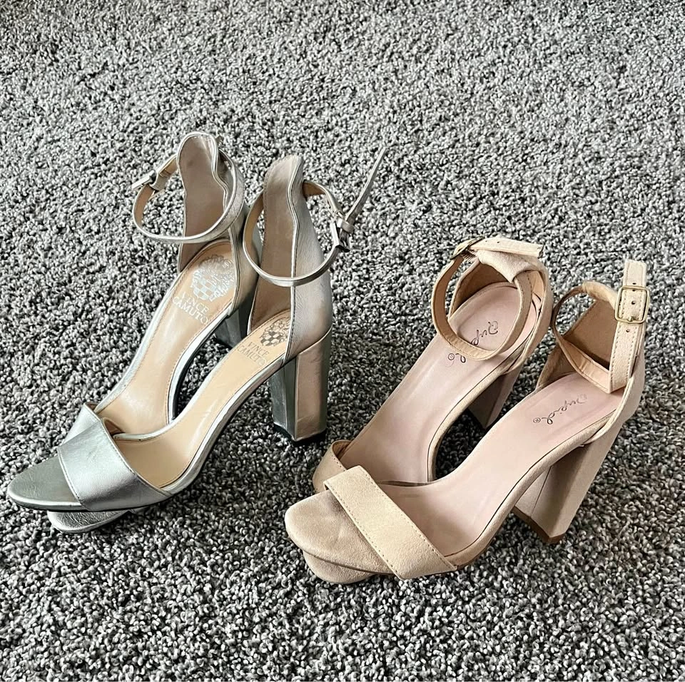 2 Pairs of Heels
