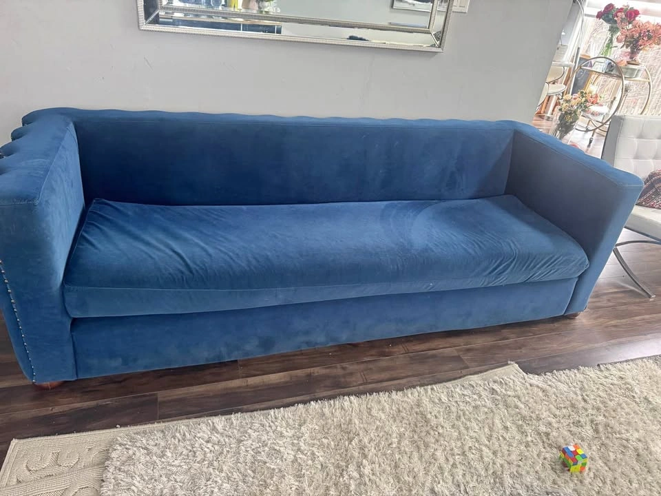 Beautiful Big Royal Blue Home Sense Sofa