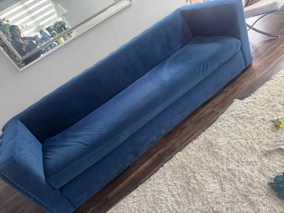 Beautiful Big Royal Blue Home Sense Sofa - photo 4